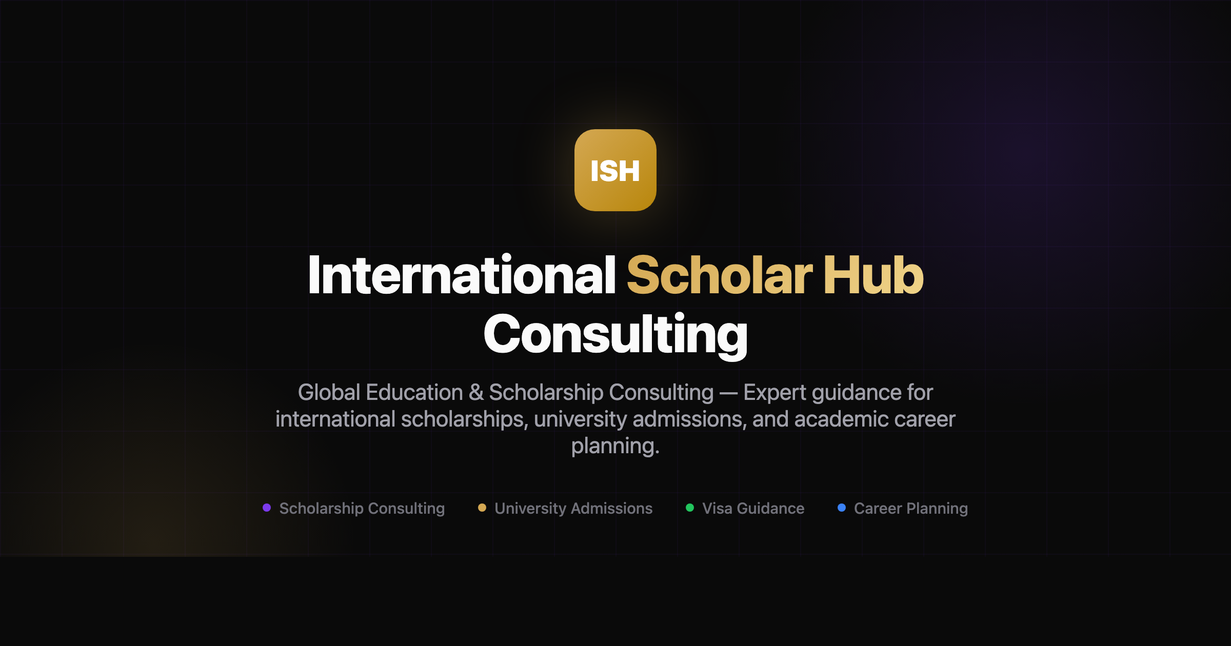 International Scholar Hub Consulting — Global Education & Scholarship ...